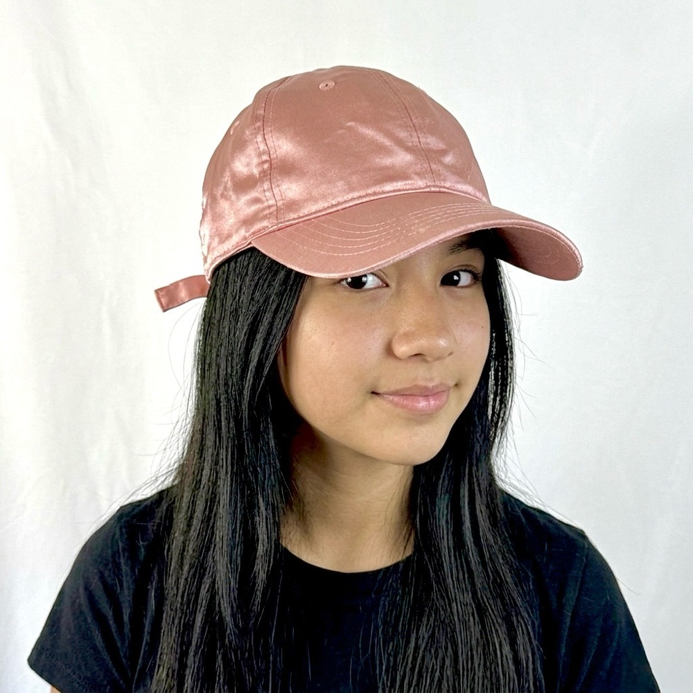 Unbranded Super Cute Pink Satin Baseball — Size OS